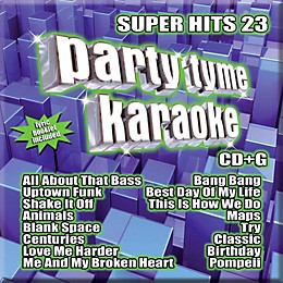 Clearance Sybersound Party Tyme Karaoke - Super Hits 23 CD+G