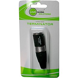Livewire Essential DMX Terminator Plug Black