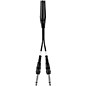 Livewire Essential Y-Adapter 1/4" TS Female to 1/4" TS Male Black 6 in. thumbnail