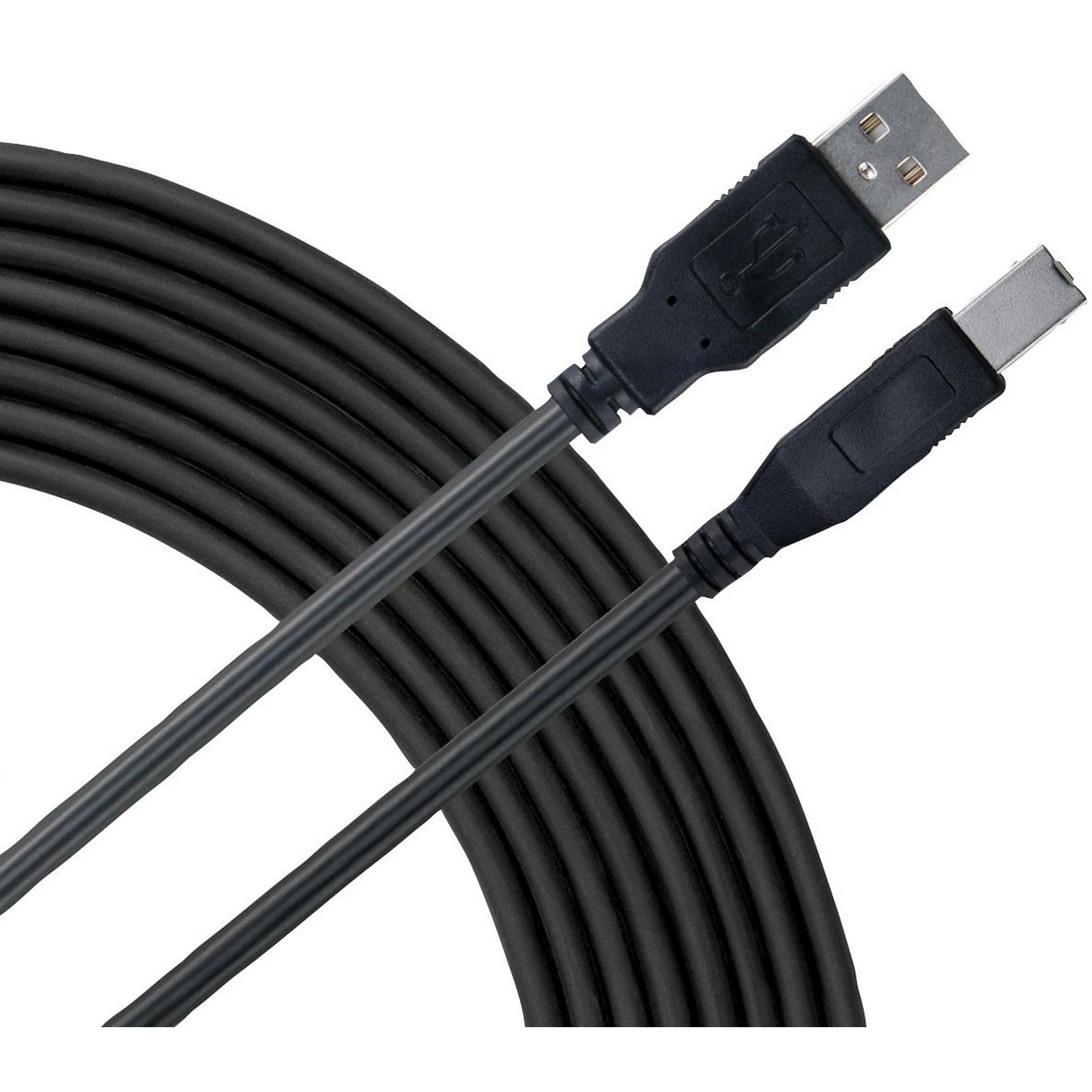 25 Ft USB 2.0 Cable for Audio Interface, Midi Keyboard, USB Microphone Cord