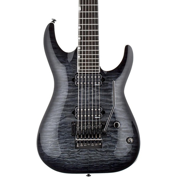 Open Box ESP LTD Ben Savage BS-7 Baritone Electric Guitar Level 2 See-Thru Black Sunburst 888366049235