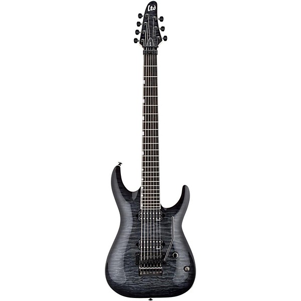 Open Box ESP LTD Ben Savage BS-7 Baritone Electric Guitar Level 2 See-Thru Black Sunburst 888366049235