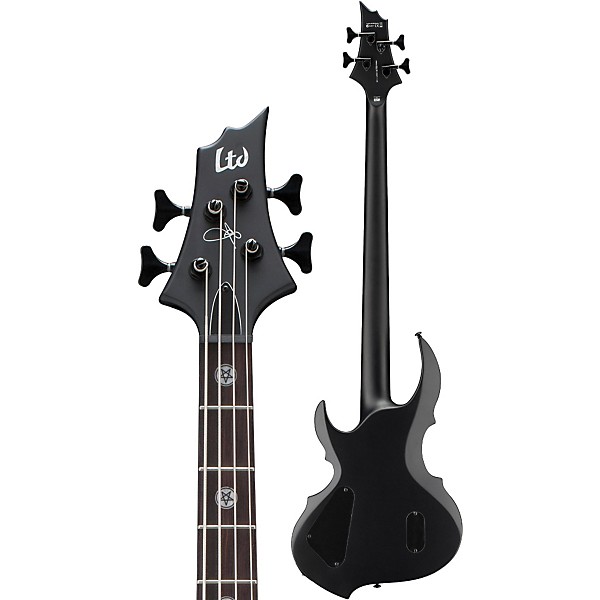 ESP LTD TA-604FRX  Electric Bass Guitar Black Satin