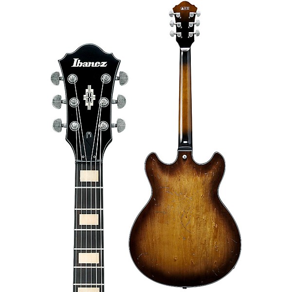 Ibanez Artcore Vintage Series ASV10AL Left-Handed Semi-Hollowbody Electric Guitar Tobacco Burst