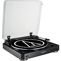 Audio-Technica AT-LP60BK-BT Fully Automatic Wireless Belt-Drive Stereo Record Player