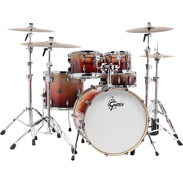 Open Box Gretsch Drums Renown Series Maple 5-Piece Shell Pack Level 1 Natural Walnut Fade