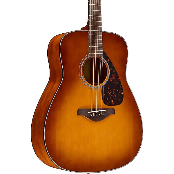 Yamaha FG800 Folk Acoustic Guitar Sand Burst with Road Runner RR1AG Gig Bag