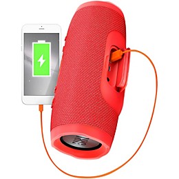 JBL Charge 3 Portable Bluetooth Speaker Red