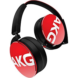 Open Box AKG Y50 On-Ear Headphone Level 1 Red