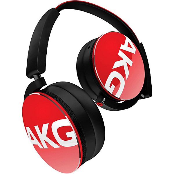 Open Box AKG Y50 On-Ear Headphone Level 1 Red