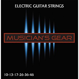 Musician's Gear Electric Nickel Plated Steel Guitar Strings 10-46 - 5-Pack