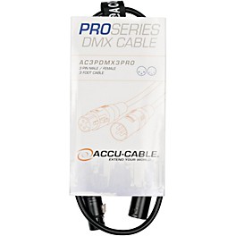 American DJ AC3PDMX5PRO Professional DMX Lighting Cable 100 ft. American DJ AC3PDMX5PRO Professional DMX Lighting Cable 3 ft.