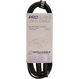 American DJ AC3PDMX5PRO Professional DMX Lighting Cable 3 ft. American DJ AC3PDMX5PRO Professional DMX Lighting Cable 15 ft.