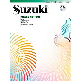 Alfred Suzuki Cello School, Volume 8 Book (Revised)