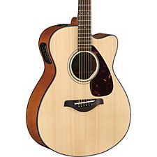 Yamaha FS820 Small Body Acoustic Guitar Natural | Guitar Center
