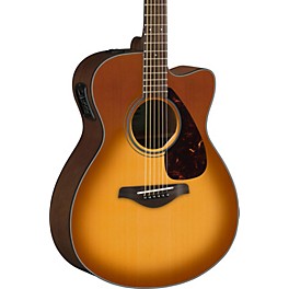 Yamaha FSX800C Small-Body Acoustic-Electric Guitar Natural Yamaha FSX800C Small-Body Acoustic-Electric Guitar Sand Burst