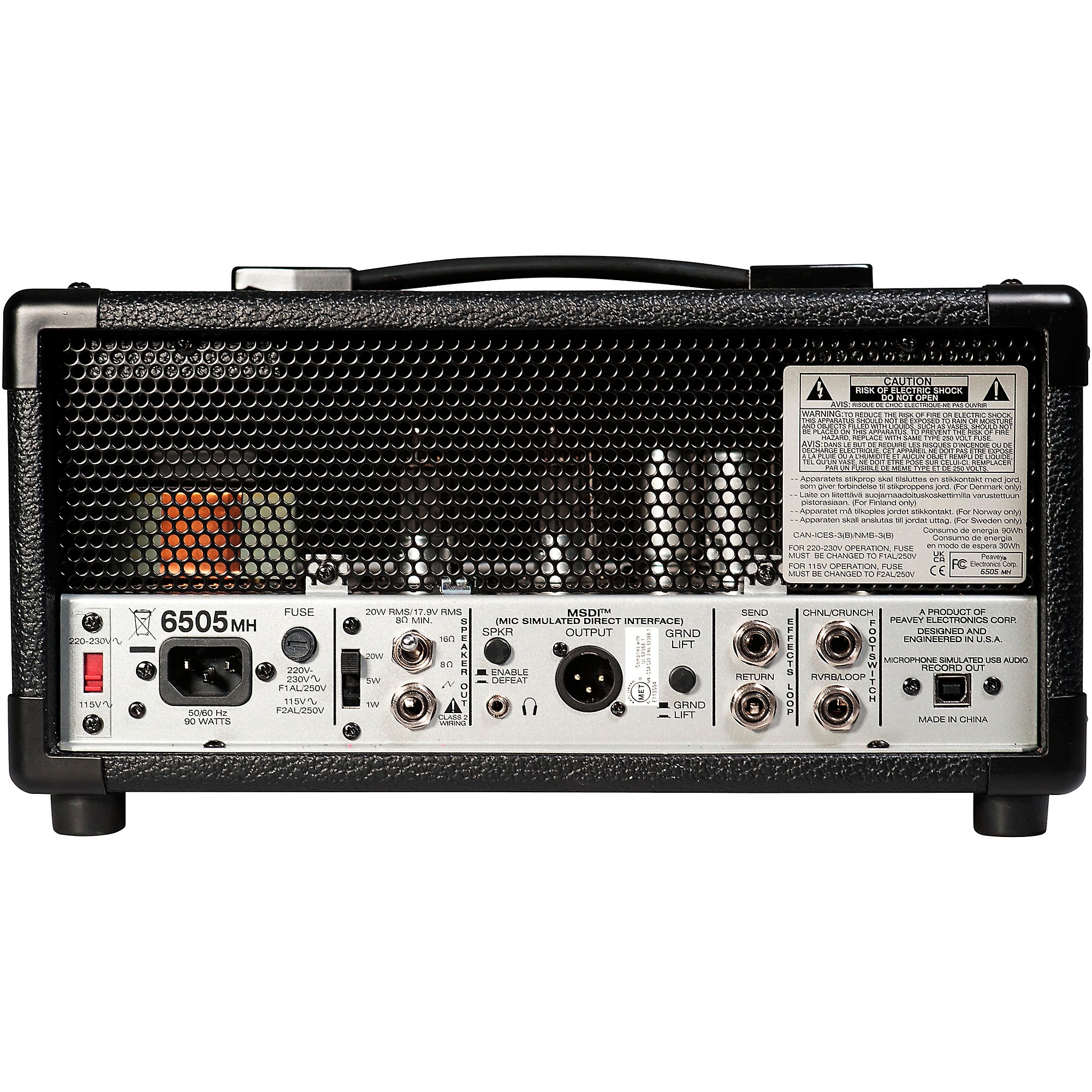 Peavey 6505 MH Micro 20W Tube Guitar Amp Head with 112-6 25W 1x12