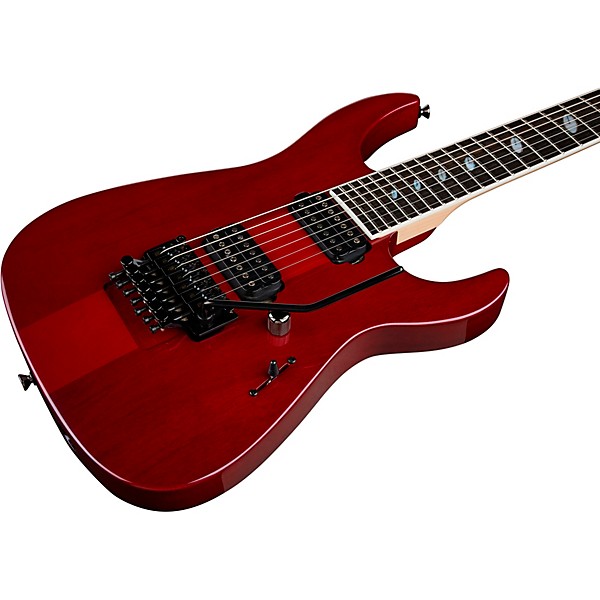 Caparison Guitars Dellinger 7 Prominence Electric Guitar Transparent Spectrum Red