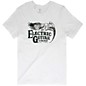 Ernie Ball Music Man Vintage Electric Guitar Strings Black Font T-Shirt Small White thumbnail