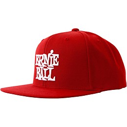 Ernie Ball Red Cap with White Ernie Ball Logo