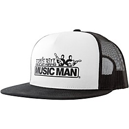 Ernie Ball Black & White Trucker Cap w/ Ernie Ball Logo