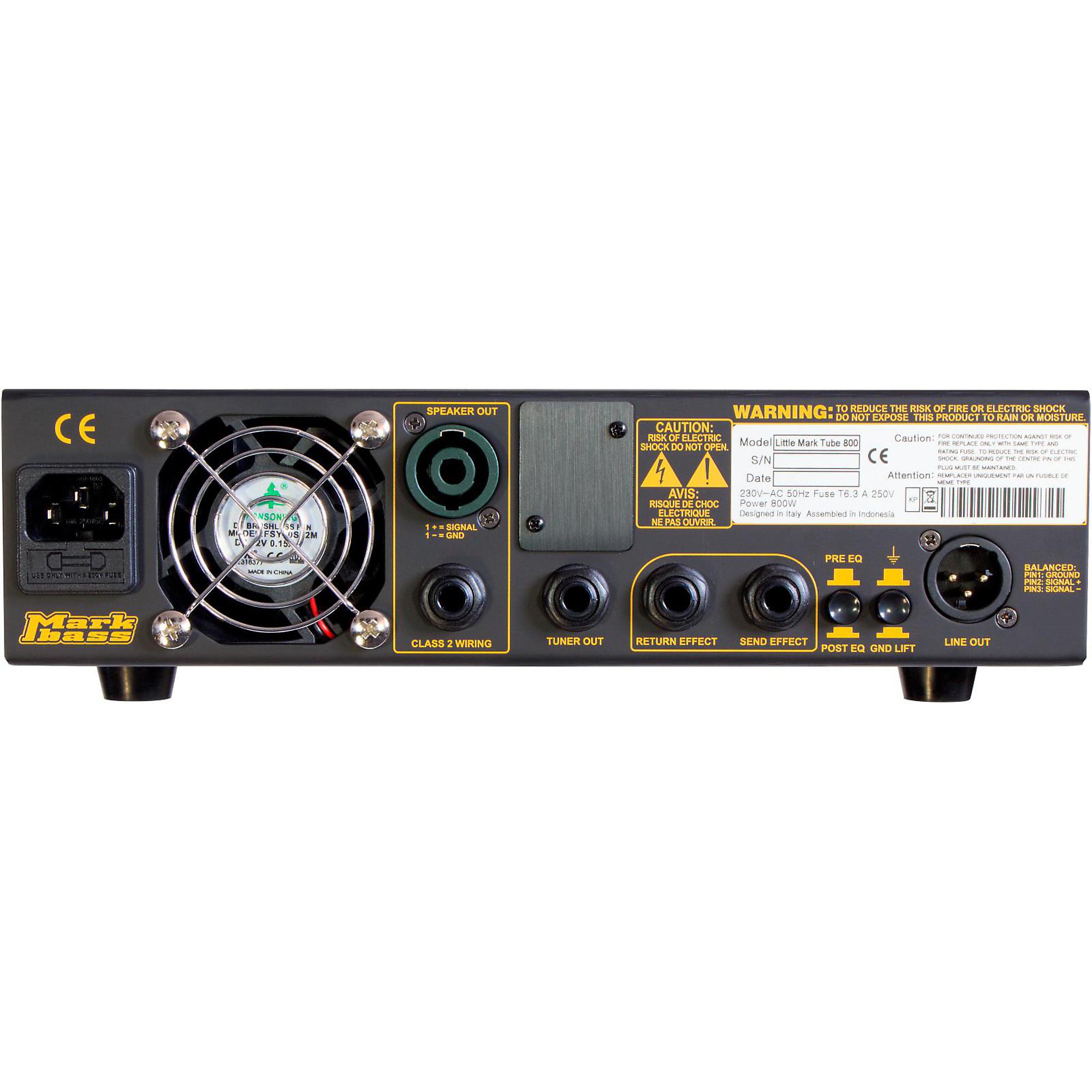 Open Box Markbass Little Mark Tube 800 Anniversary 15 800W