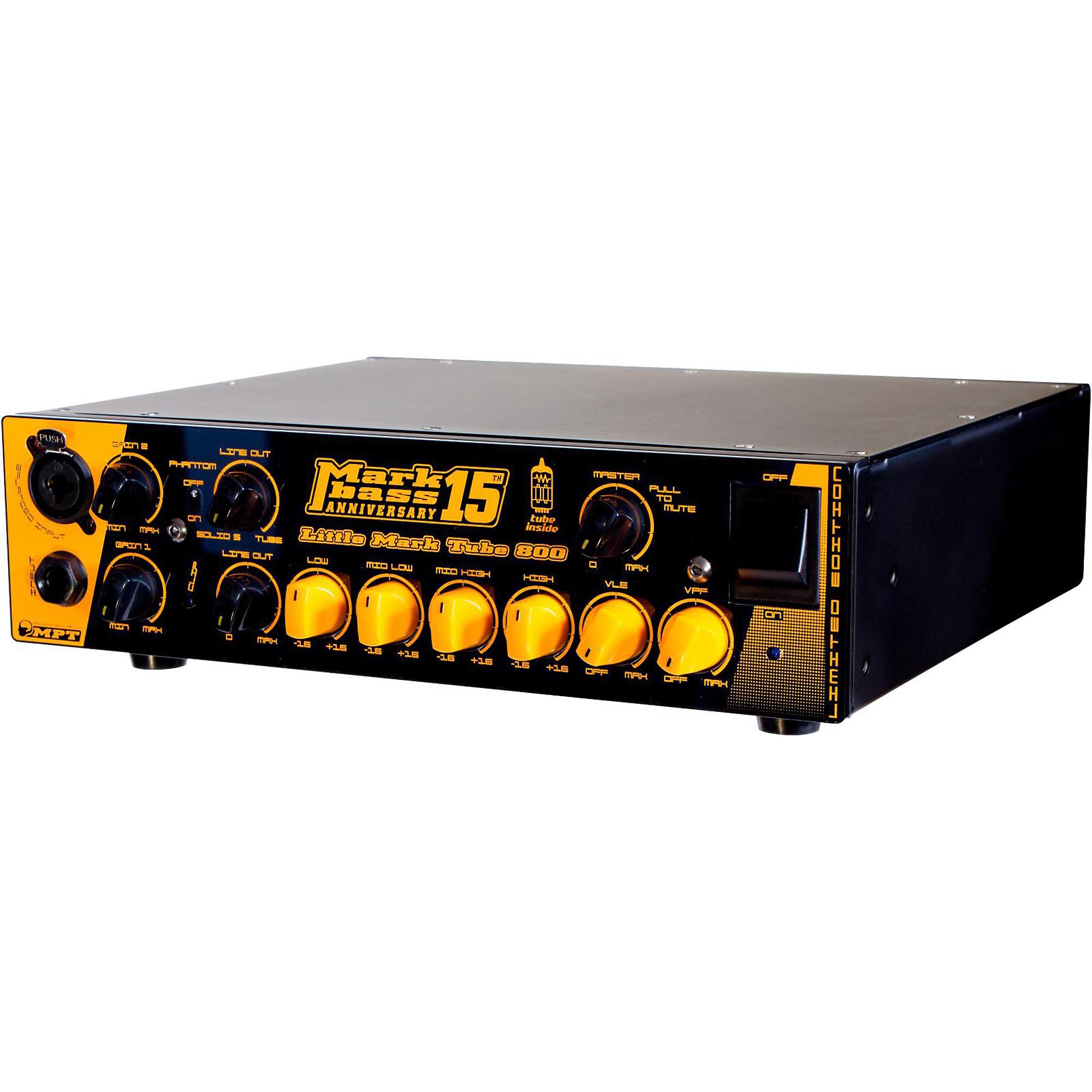 Open Box Markbass Little Mark Tube 800 Anniversary 15 800W