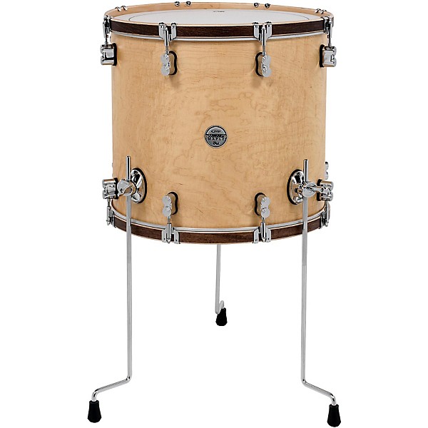 PDP by DW Concept Maple Classic Floor Tom with Tobacco Hoops 14 x 14 in. Natural