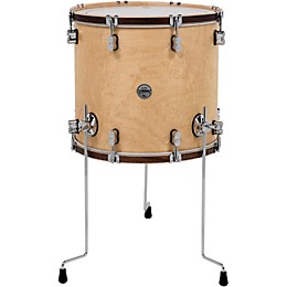 PDP by DW Concept Maple Classic Floor Tom with Tobacco Hoops 18 x 16 in. Natural