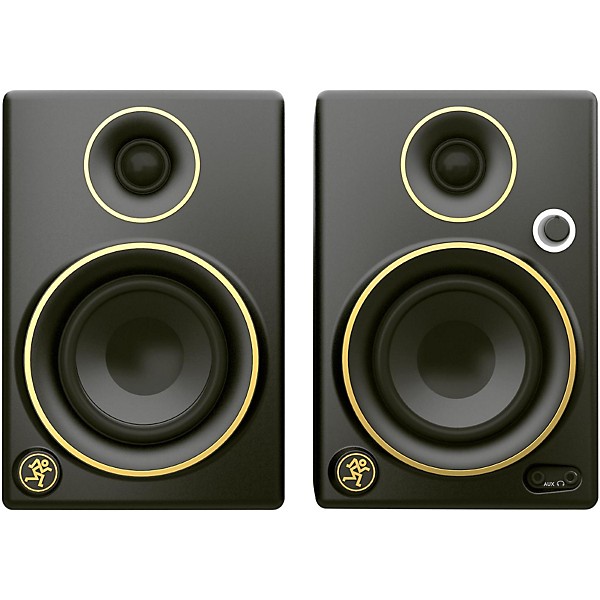 Mackie CR5BT Limited Edition Gold Trim 5 in. Multimedia Monitors with Bluetooth (Pair)