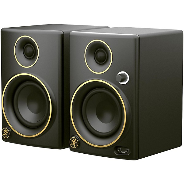 Mackie CR5BT Limited Edition Gold Trim 5 in. Multimedia Monitors with Bluetooth (Pair)