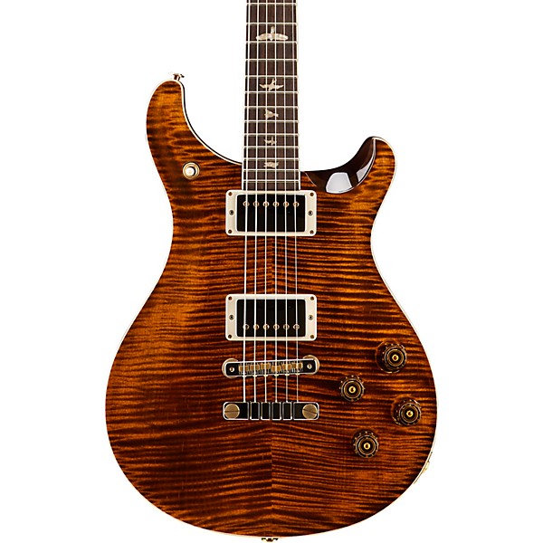 PRS McCarty 594 Figured Maple 10 Top with Nickel Hardware Electric Guitar Orange Tiger