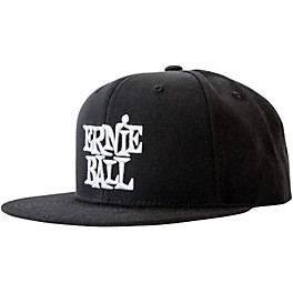 Ernie Ball Black Cap w/ White Ernie Ball Logo