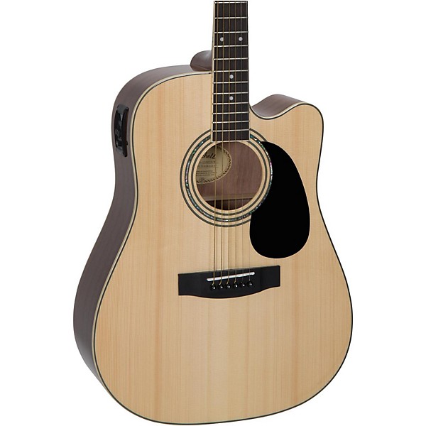 Mitchell D120SCE Acoustic-Electric Guitar Natural