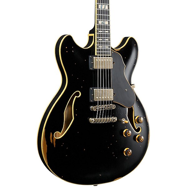 （訳ありセール 格安） Open Semi-Hollow ASV100DG Vintage Artstar Ibanez Box ギター
