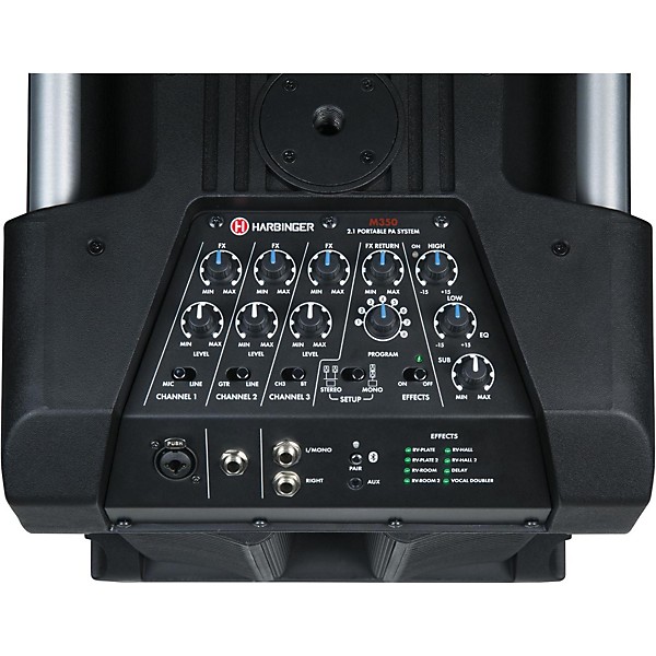 Open Box Harbinger M350 Portable PA System with Subwoofer Level 1