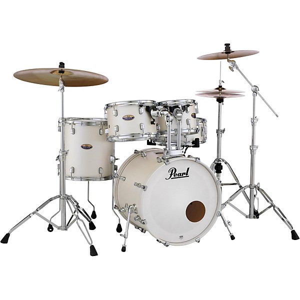 Pearl Decade Maple 5-Piece Shell Pack With 20" Bass Drum White Satin Pearl