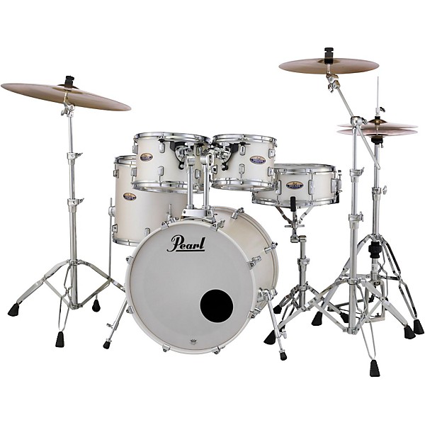 Pearl Decade Maple 5-Piece Shell Pack With 20" Bass Drum White Satin Pearl