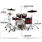 Pearl Decade Maple 5-Piece Shell Pack With 20" Bass Drum Gloss Deep Red Burst