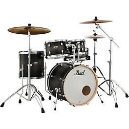 Pearl Decade Maple 5-Piece Shell Pack With 20" ... Pearl Decade Maple 5-Piece Shell Pack With 20" Bass Drum Satin Black Burst