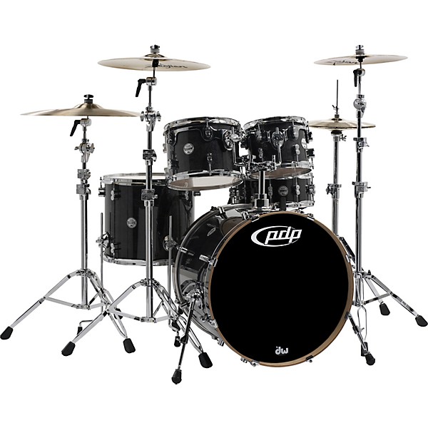 PDP by DW Concept Maple by DW 5-Piece Shell Pack Ebony Stain Lacquer