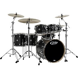PDP by DW Concept Maple by DW 7-Piece Shell Pack Ebony Stain Lacquer