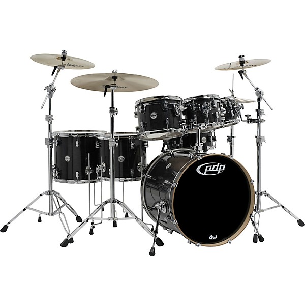PDP by DW Concept Maple by DW 7-Piece Shell Pack Ebony Stain Lacquer