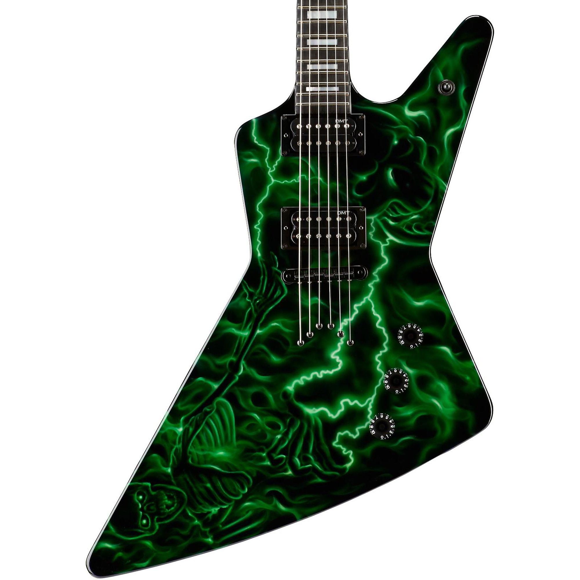 Platinum Dean Custom Z Hand Painted Graphic Electric Guitar