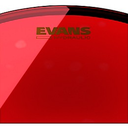 Evans Red Hydraulic Bass Drum Head 20 in.