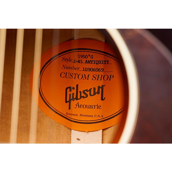 Gibson RS45ATN17 1950's J-45 Antiquity Acoustic-Electric Guitar Sunset Burst