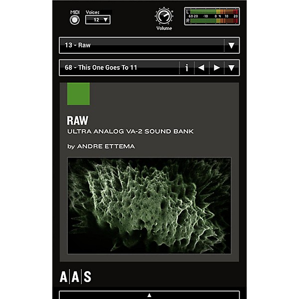 Applied Acoustics Systems Sound Bank Series Ultra Analog VA-2 - Raw