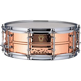 Ludwig Copper Phonic Hammered Snare Drum ... Ludwig Copper Phonic Hammered Snare Drum 14 x 5 in. Copper Finish with Tube Lugs