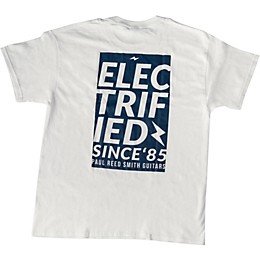 Clearance PRS Electrified T-Shirt Large White
