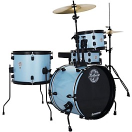 Ludwig Pocket Kit by Questlove Drum Set - Crystal Blue Sparkle